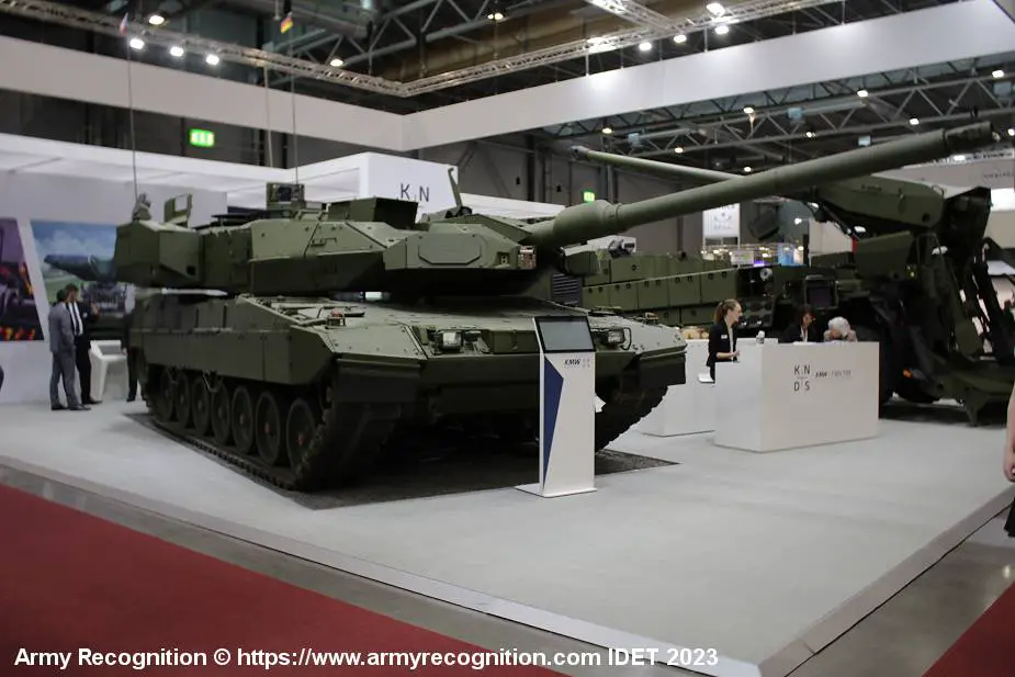 Leopard 2A8 tank, illustration by Army Recognition