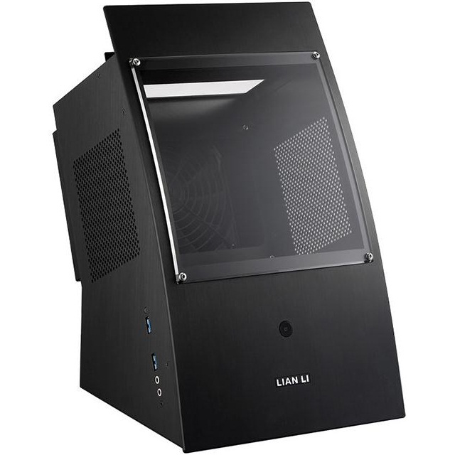 Корпус Lian Li PC-Q30 типоразмера mini-ITX с изогнутой фронтальной панелью