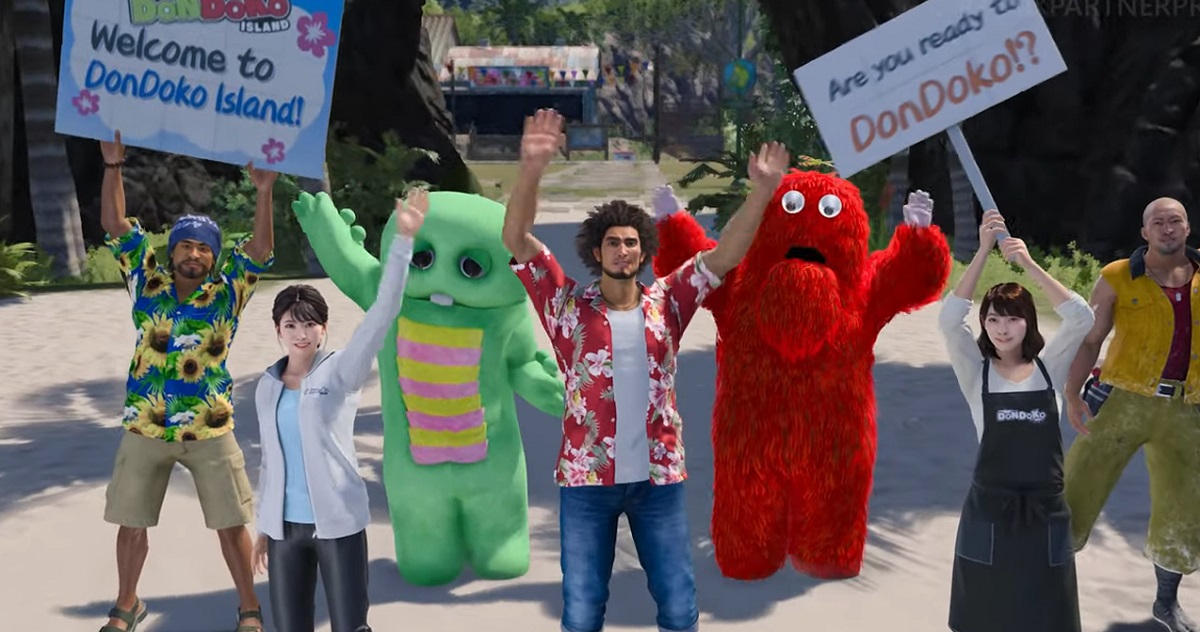 Dondoko Fun Island: the developers of Like a Dragon Infinite Wealth have unveiled a special location for additional Animal Crossing-style activities