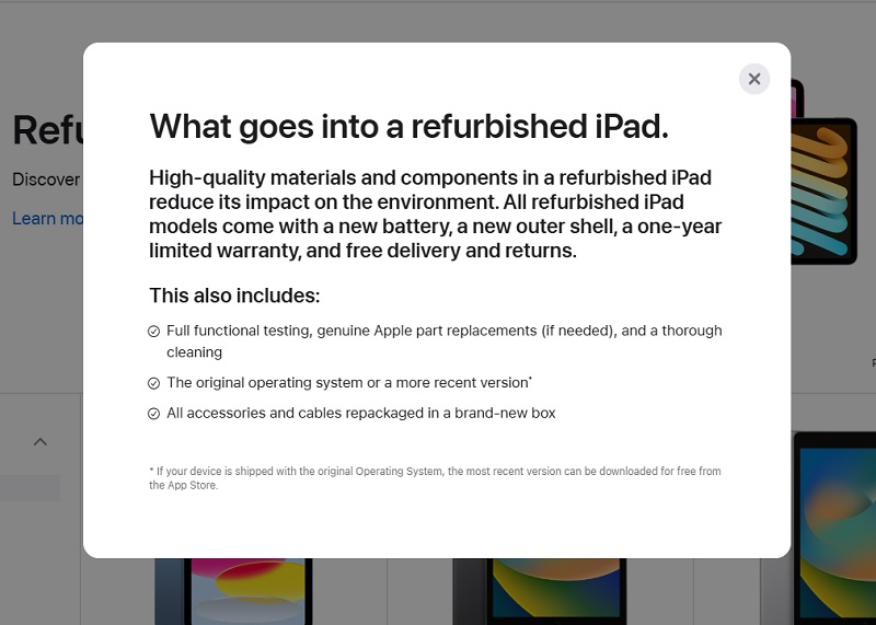 A great opportunity to save money: Apple has started selling refurbished iPad 10 tablets and guarantees their quality-2