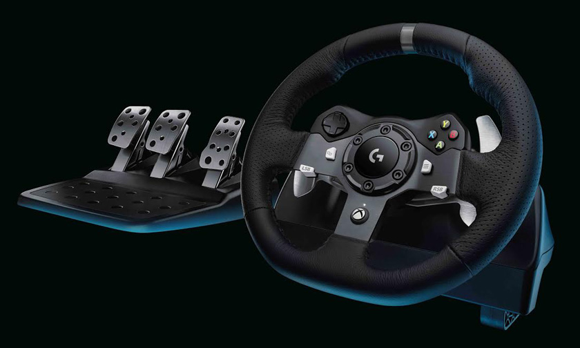 Logitech G29 и G920 Driving Force игровые рули для консолей и ПК с тактильной отдачей-3