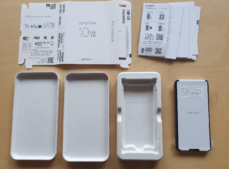 Sony Xperia 10 VII smartphone without charger and cable