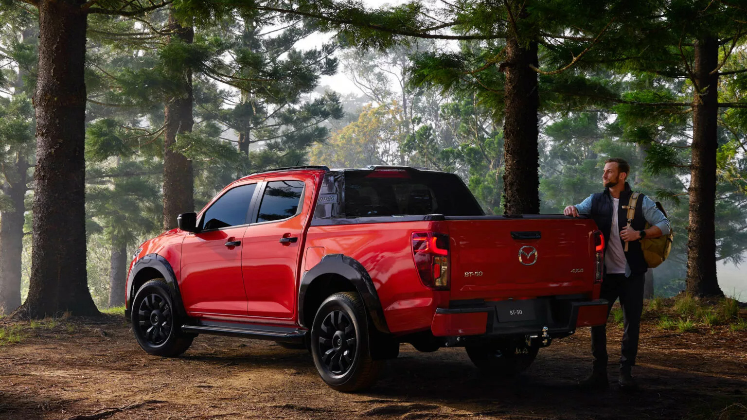Vue avant du Mazda BT-50 actualisé
