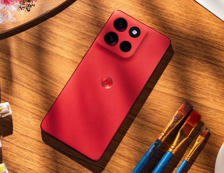 Дизайн Moto G86 Power в кольорі Хризантема