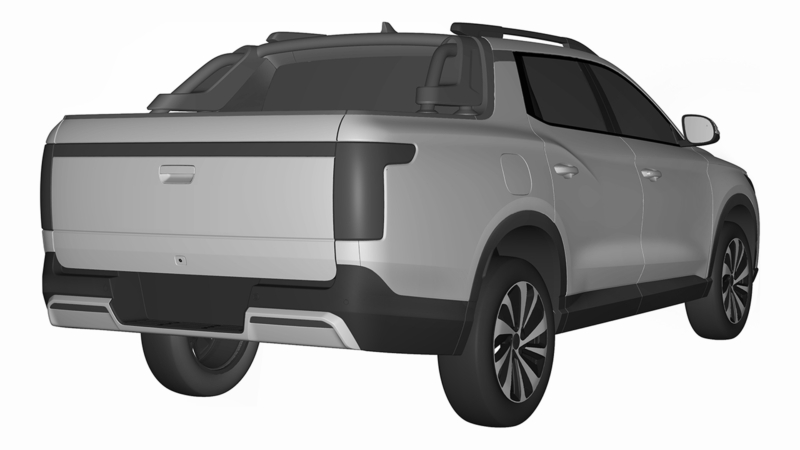 Зображення нового пікапа BYD - 3