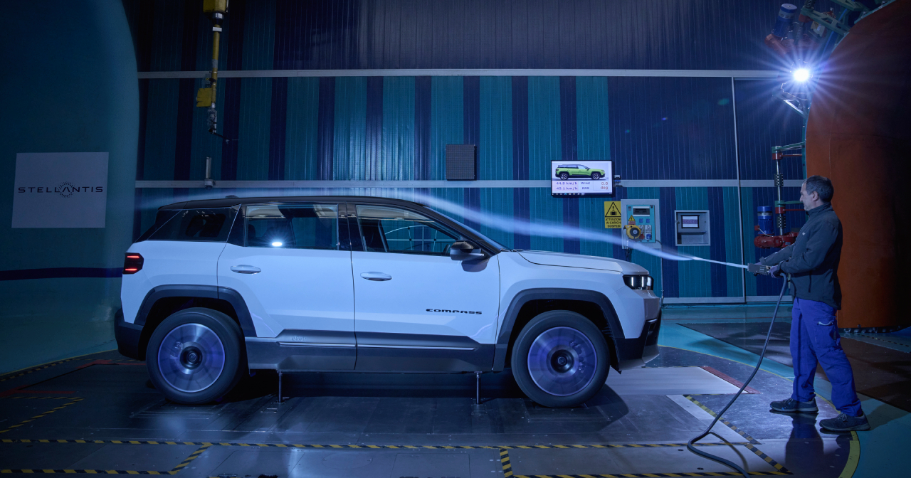 Новий Jeep Compass в аеродинамічній трубі