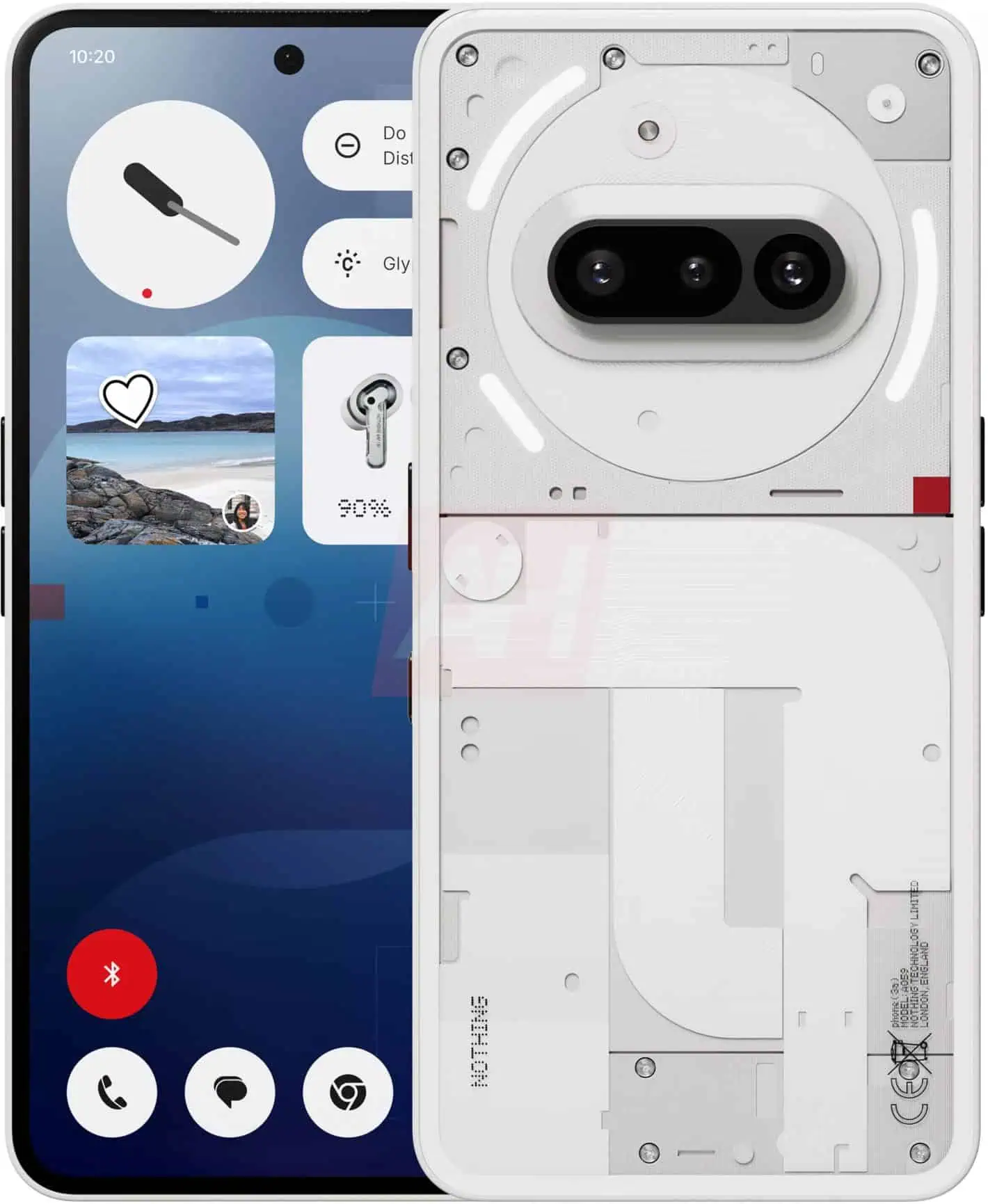 Nothing Phone 3a - задня панель