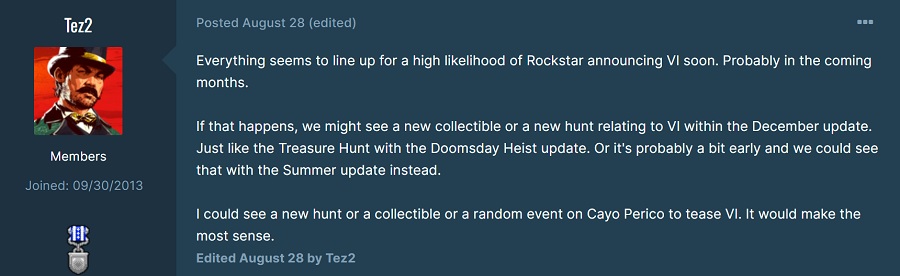 Insider : L'annonce de GTA VI pourrait avoir lieu dans les prochains mois et sera accompagnée d'un événement dans GTA V-2