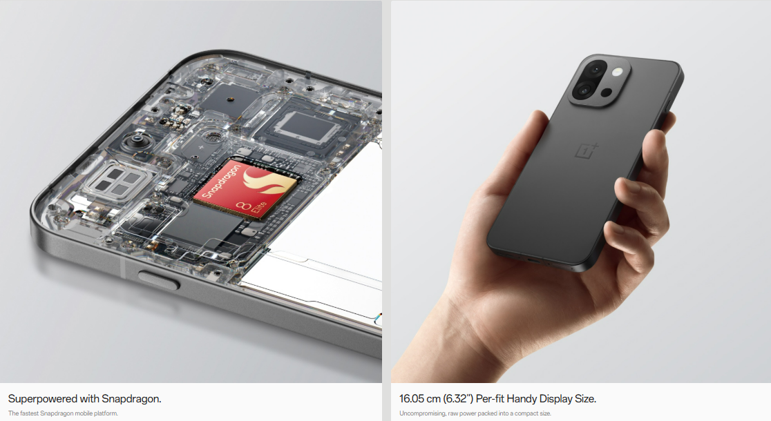Display and chipset of the international version of the OnePlus 13s smartphone