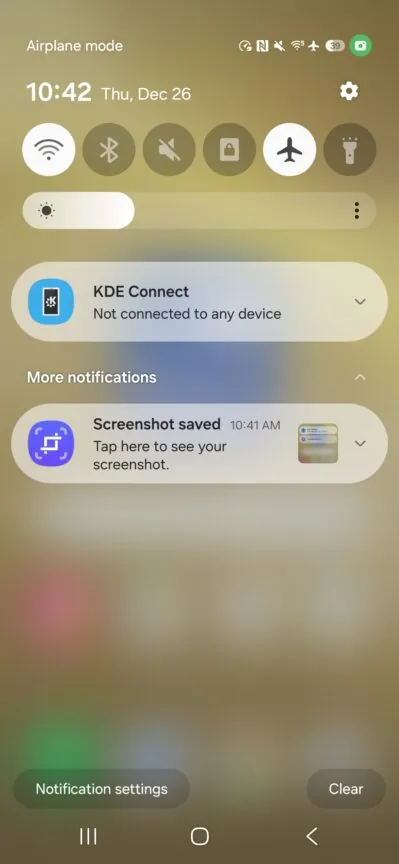 Collapsible notifications in One UI 7.0
