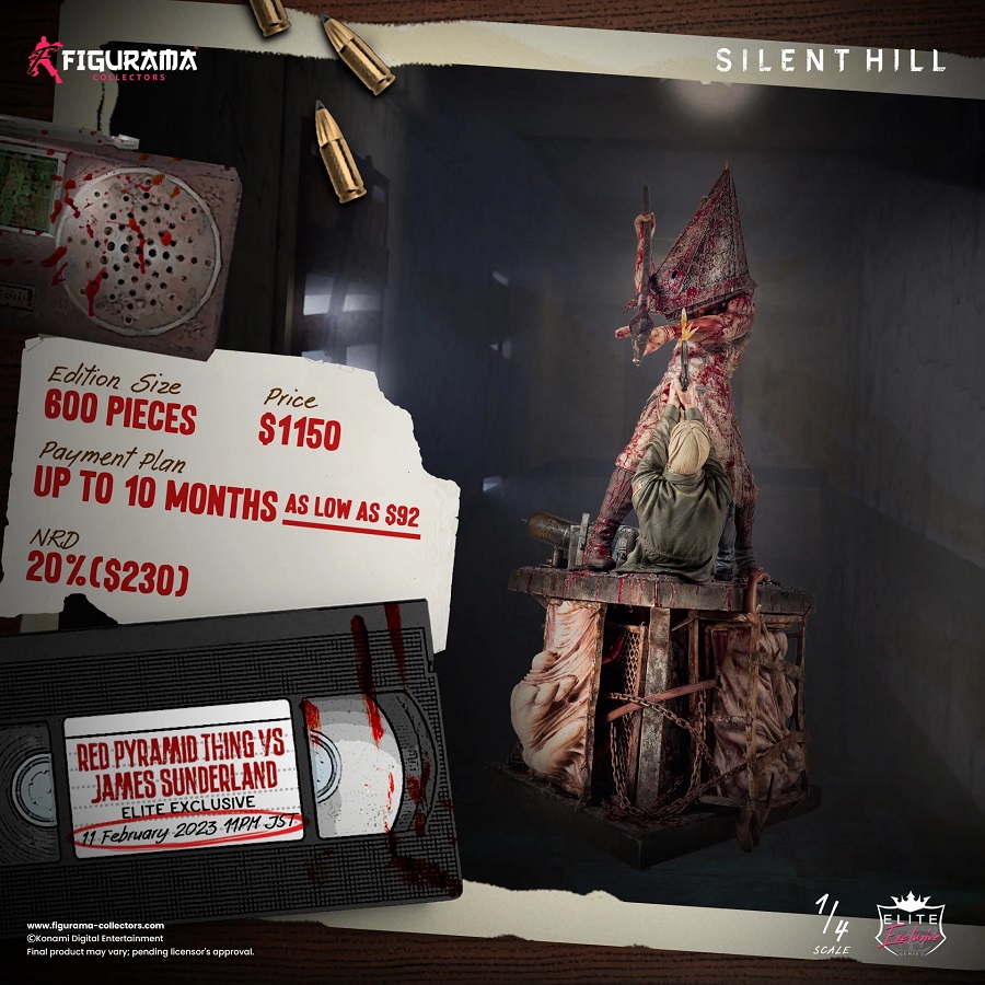 Silent Hill 2 fans: Just 600 lucky fans will be able to own a giant collector's item featuring the game's protagonist and Pyramid Head-5