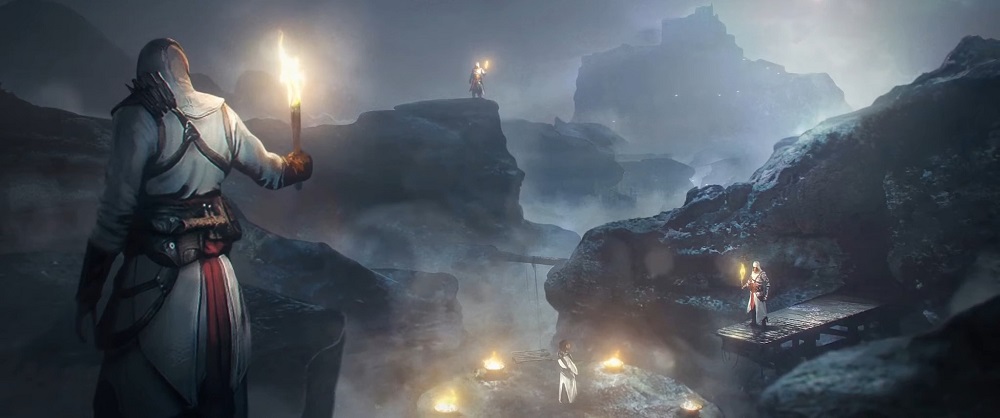 Assassins en robes classiques et vues du Moyen-Orient dans le nouveau concept art d'Assassin's Creed Mirage.-6