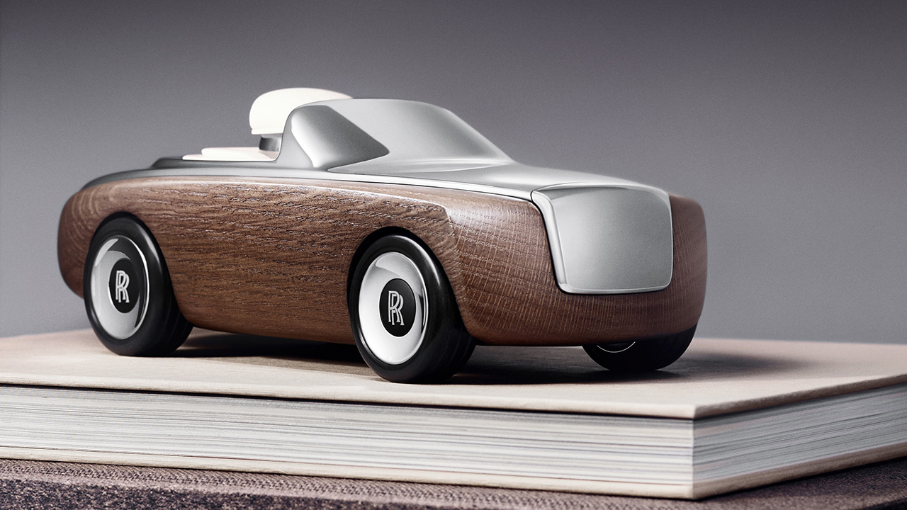 Rolls-Royce Cameo assembly using oak and aluminium