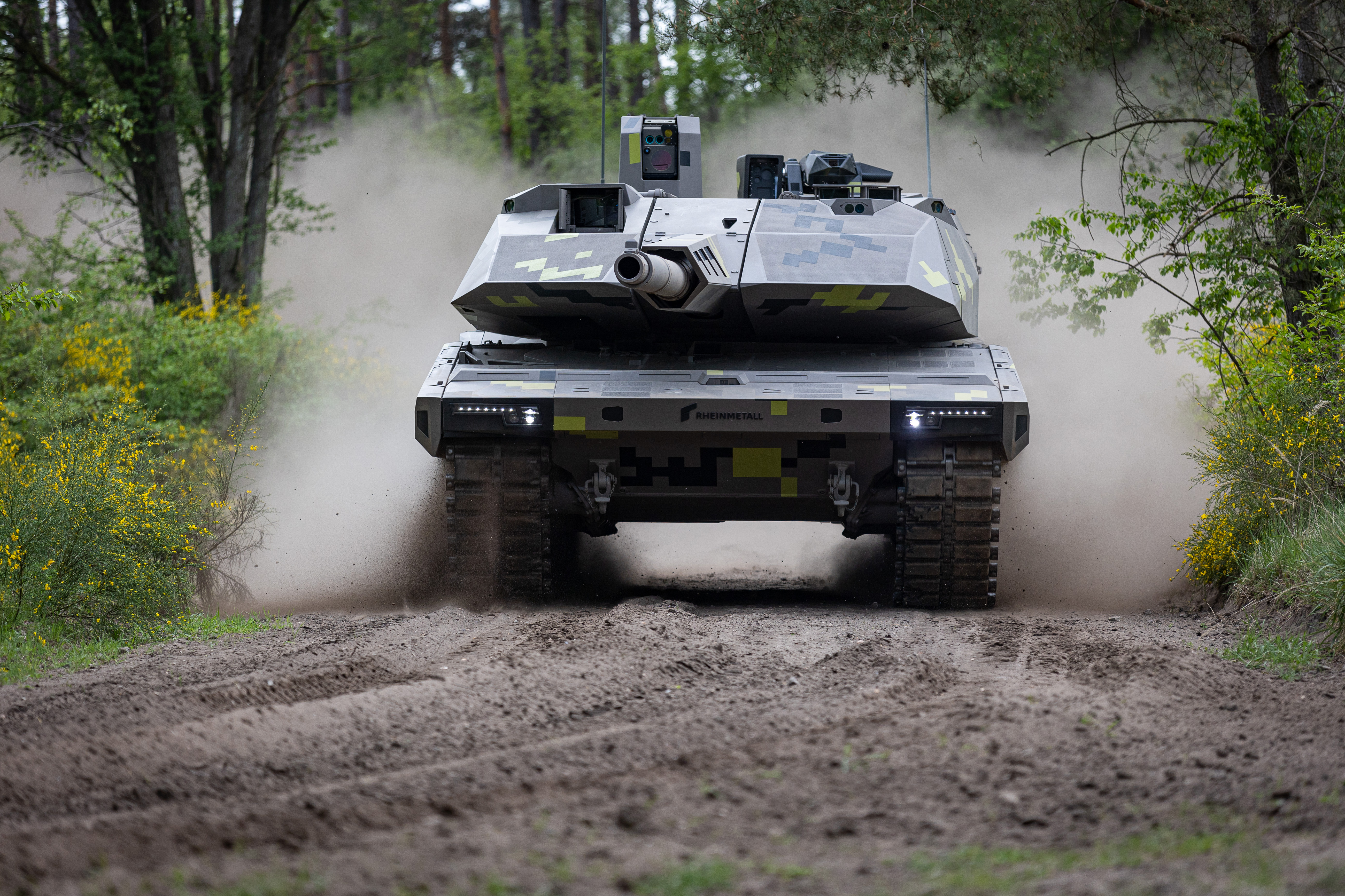 Char Rheinmetall Panther KF51. Illustration : Rheinmetall