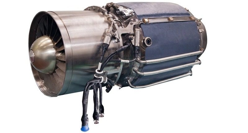 Le moteur AI-PBS-350 au salon aéronautique de Farnborough