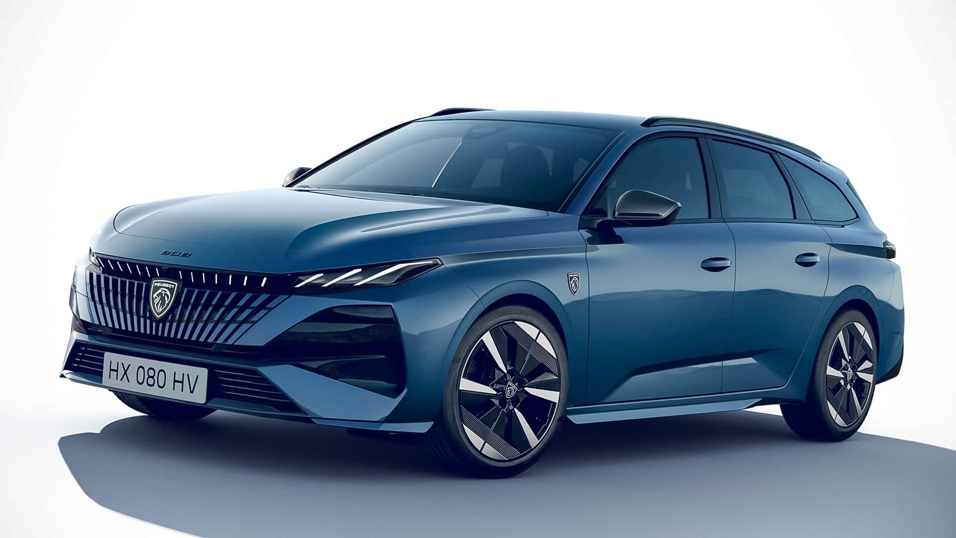 Обновленный Peugeot 308 SW, вид сбоку
