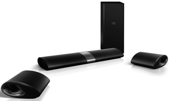 Philips HTL9100 Fidelio: 5.1-канальный саундбар со съёмными динамиками