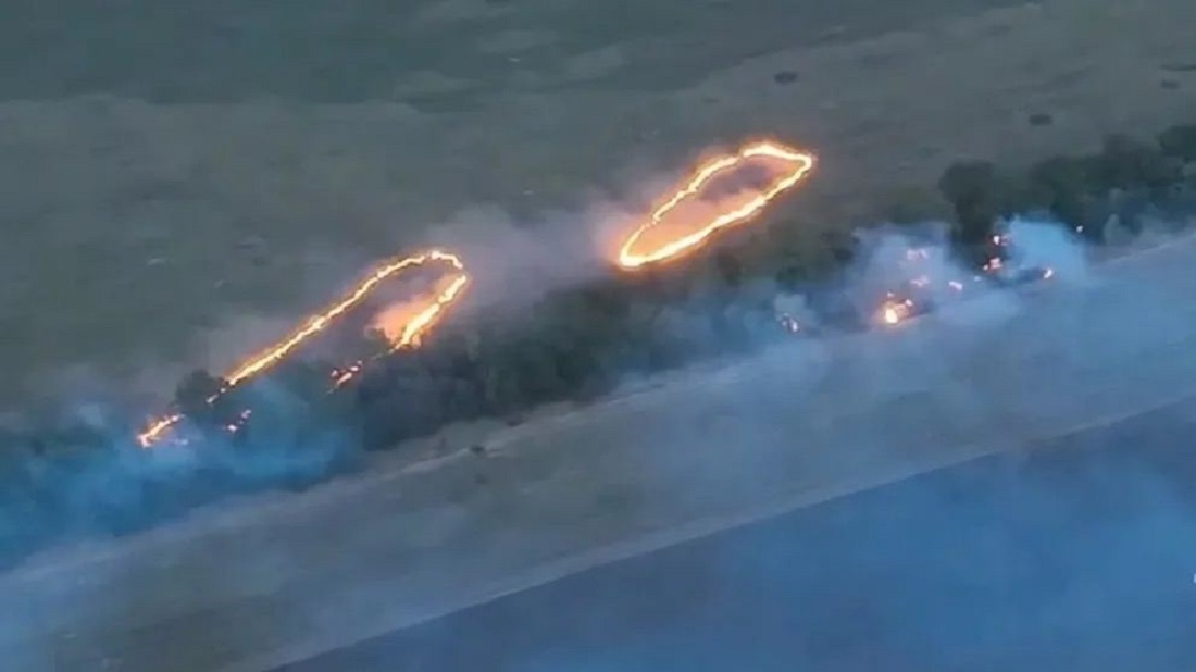 Ukraine showed the use of the revolutionary drone "Dragon", which spot-burns the positions of the occupants (video) 