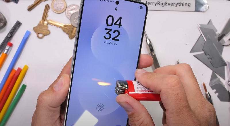Test de durabilité du Samsung Galaxy S25 Edge