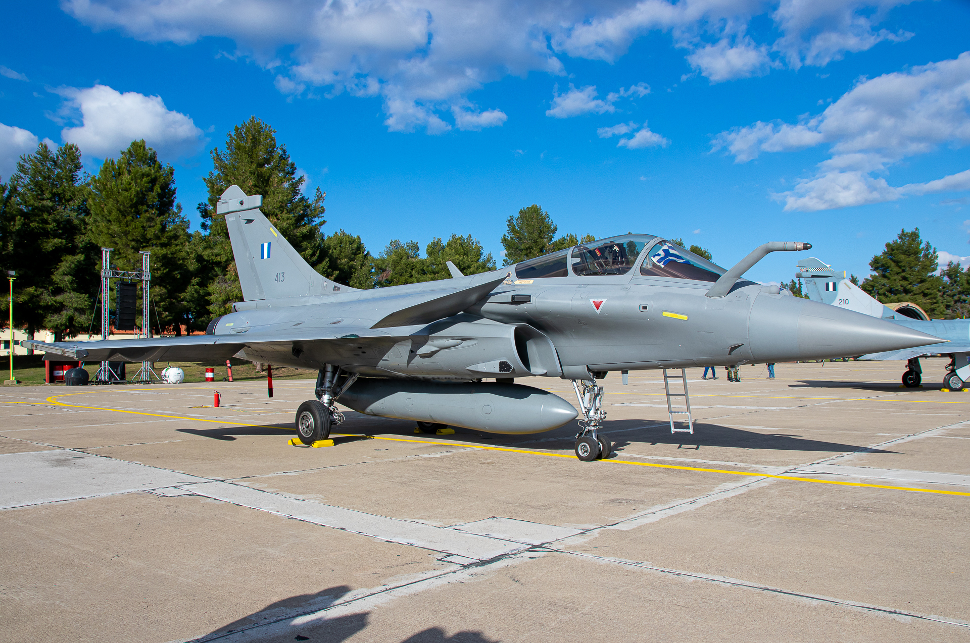 Винищувач Rafale EG зі складу 331-ї ескадрильї ПС Греції