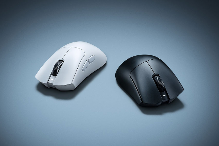 Razer DeathAdder V4 Pro black and white variant