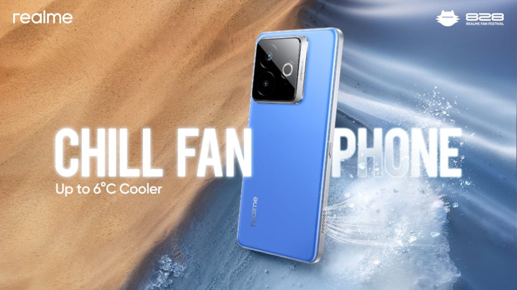 Realme Chill Fan smartphone