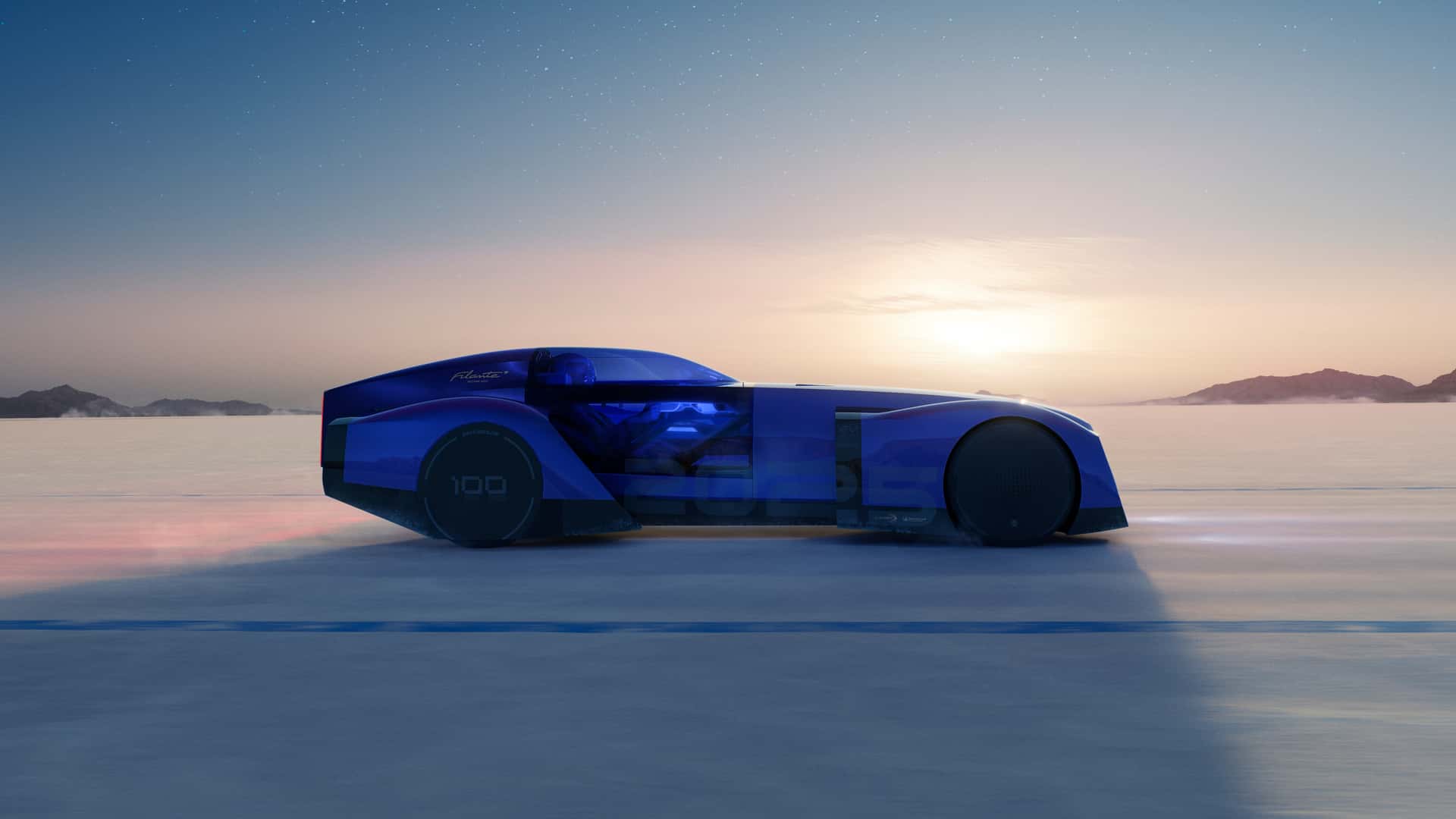 Задній вигляд Renault Filante Record 2025