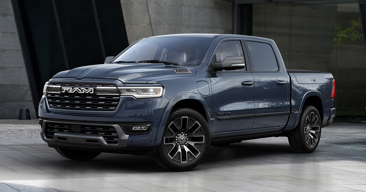 Ram 1500 Ramcharger en mouvement