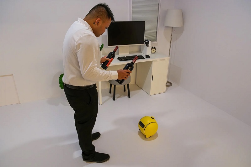 Ballie robot assistant with projector