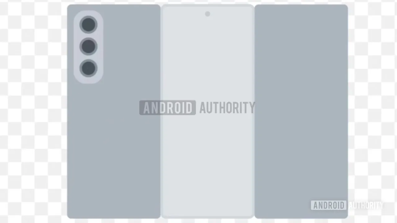 The exterior of the Galaxy TriFold