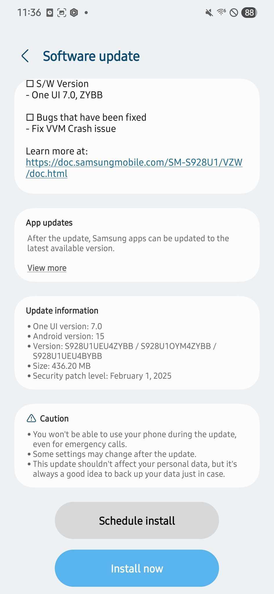 Samsung Galaxy S24 Ultra with One UI 7.0 update