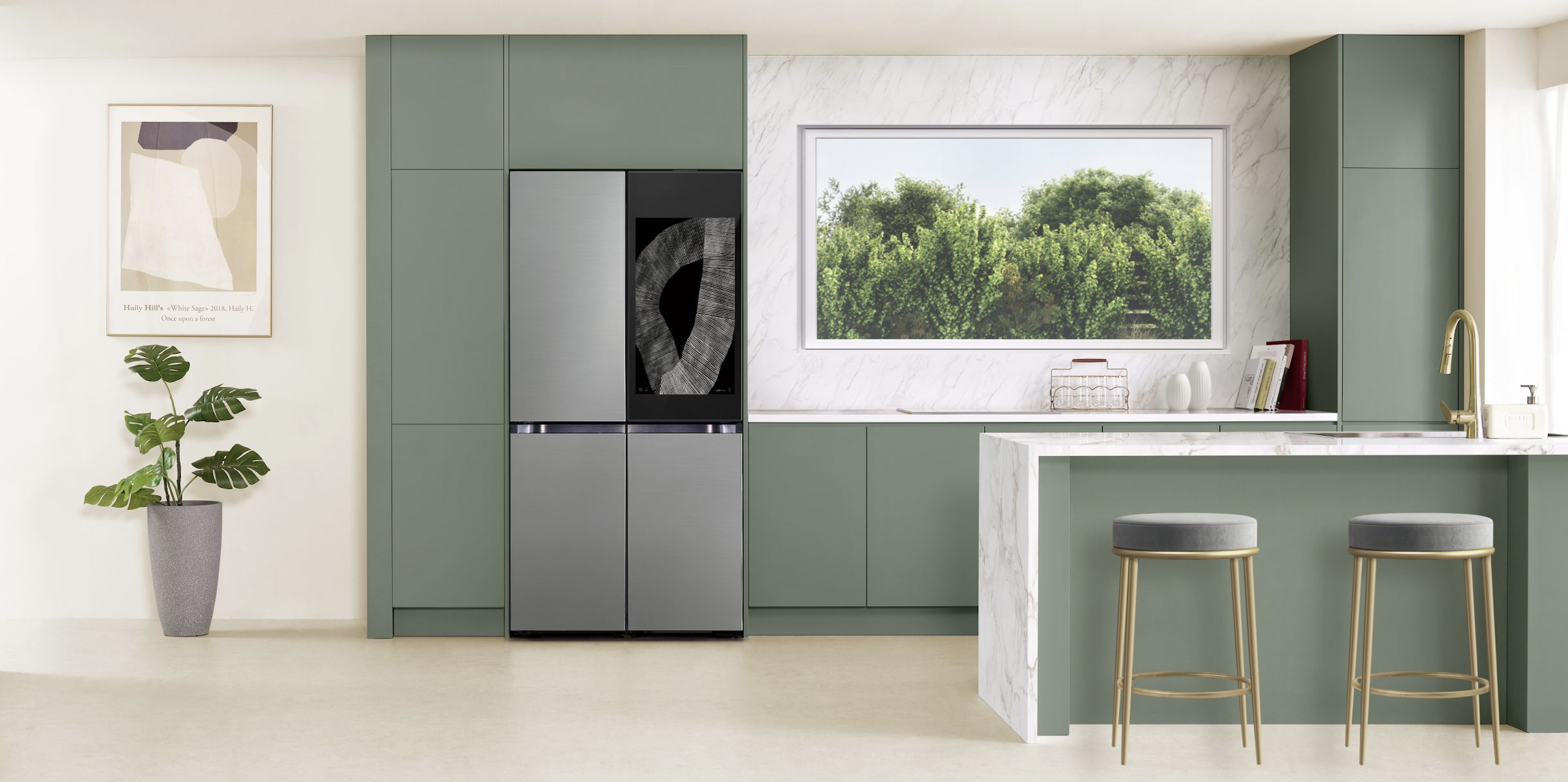 Samsung announced an AI refrigerator with food recognition and recipe matching