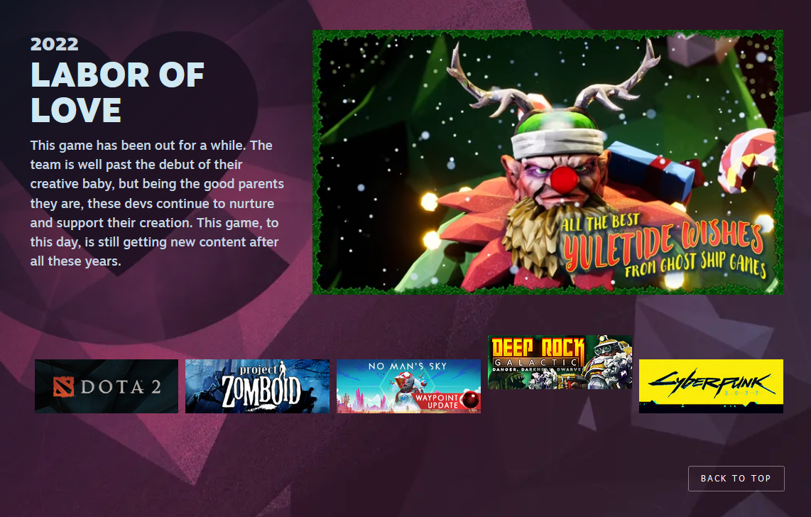 Valve presented all 11 nominations for The Steam Awards ceremony, including: "Game of the Year", "Best Story", "Best Soundtrack" and others-4