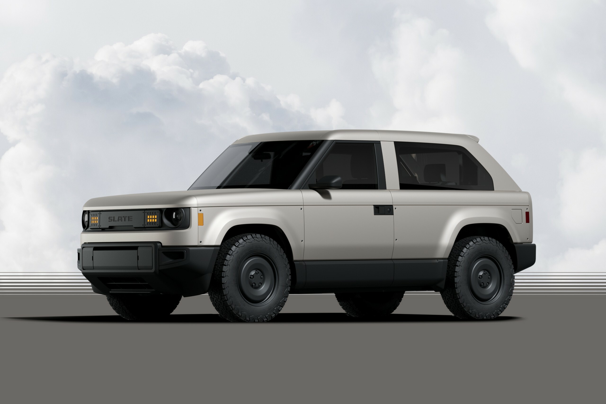 Pickup électrique Slate avec carrosserie