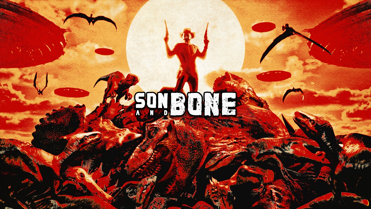 Son and Bone, un jeu de tir qui vous permet d'étrangler un dinosaure à mains nues et d'arracher les cornes d'un tricératops, sortira demain, le 4 septembre.