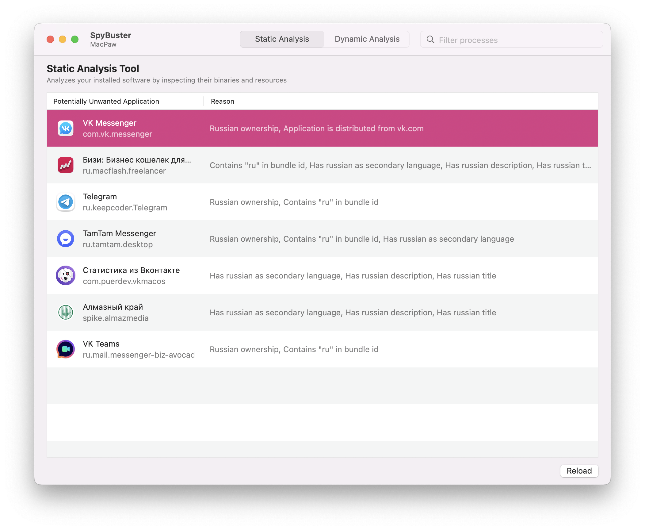 MacPaw launches SpyBuster: an application for macOS that allows you to track down Russian and Belarusian spyware