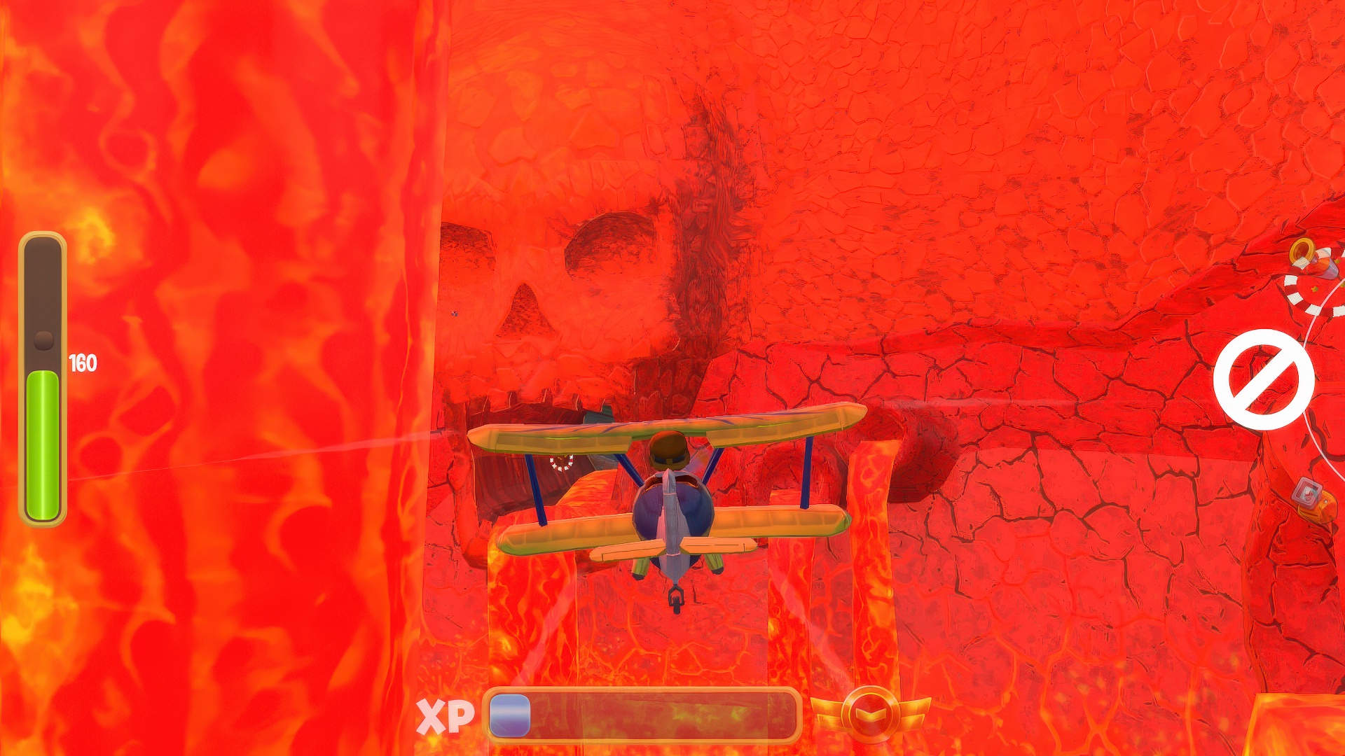 Graceful stunts in the game Stunt Flyer