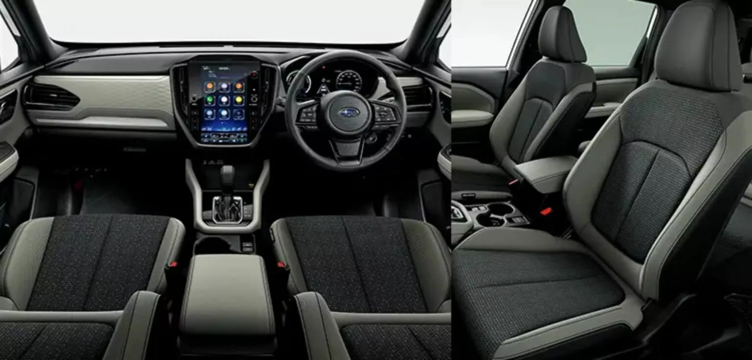 Інтер'єр Subaru Forester з алюмінієвими накладками