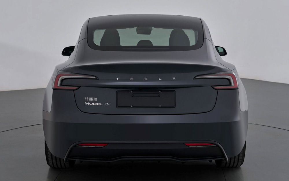Tesla Model 3+ у Китаї, ілюстрація MIIT