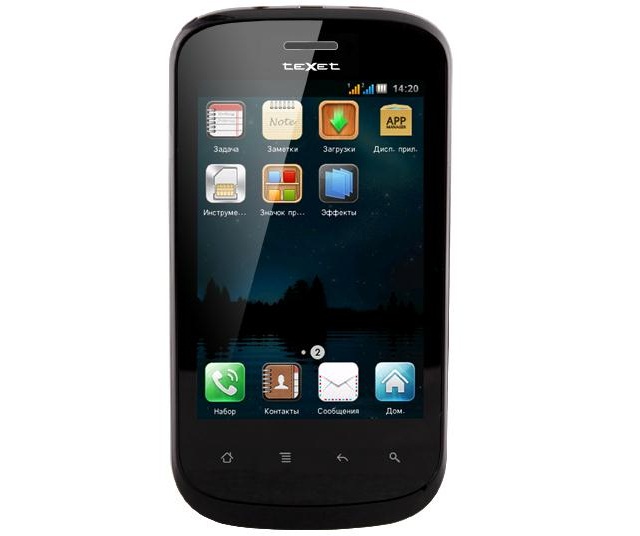 TeXet TM-607TV - сенсорный DualSIM-телефон с ТВ-тюнером