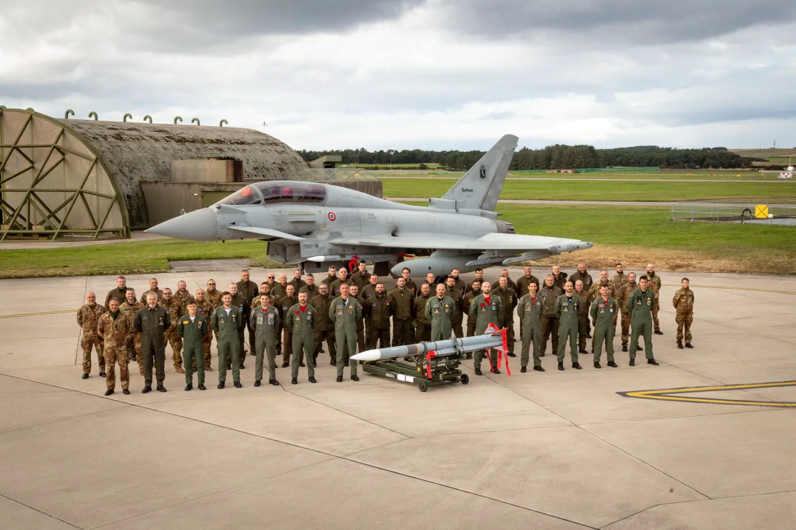 Italian Eurofighter Typhoon fighters have carried out the first launches of Meteor BVRAAM medium-range missiles