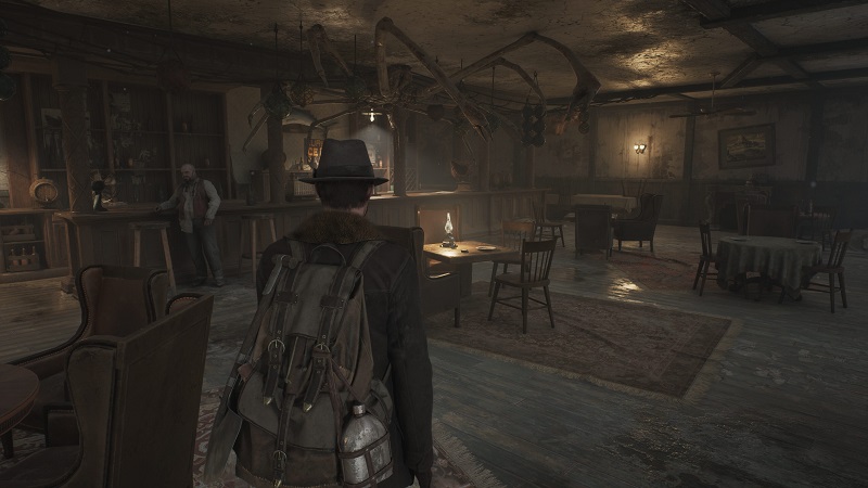 Capture d'écran du remaster de The Sinking City