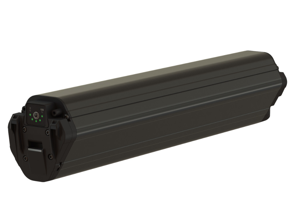 820Wh BMZ V10 battery in the NOX Amplifier P2. Illustration: NOX Cycles