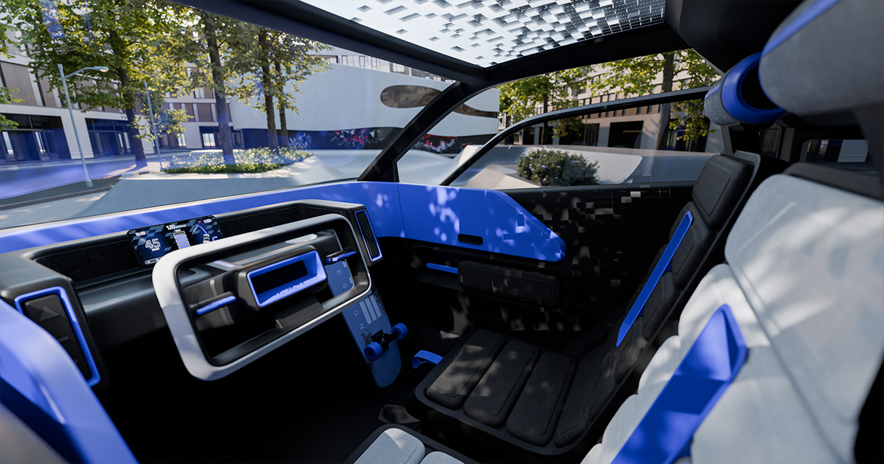 Intérieur du Toyota FT-Me