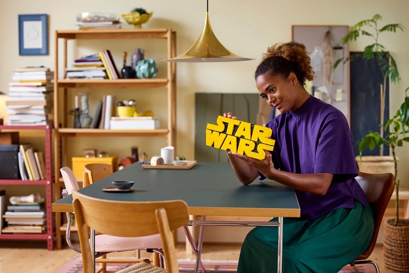 Открытка с набором Lego Star Wars Logo