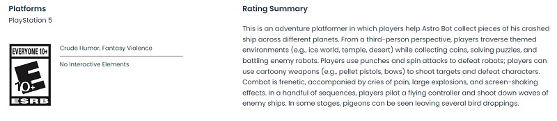 Релиз все ближе: милый платформер Astro Bot от Sony получил возрастной рейтинг ESRB-2