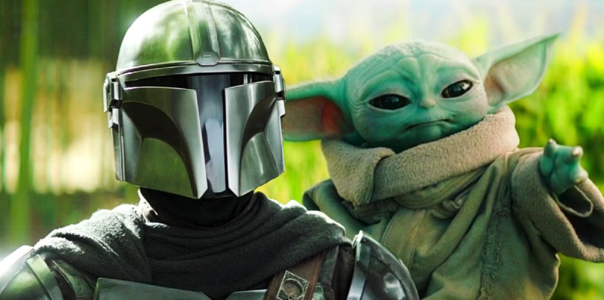 The official poster for The Mandalorian and Grogu film