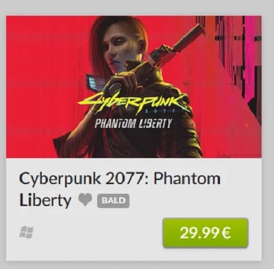 €30, new art, but no release date: GOG shop reveals Phantom Liberty add-on page for Cyberpunk 2077-3