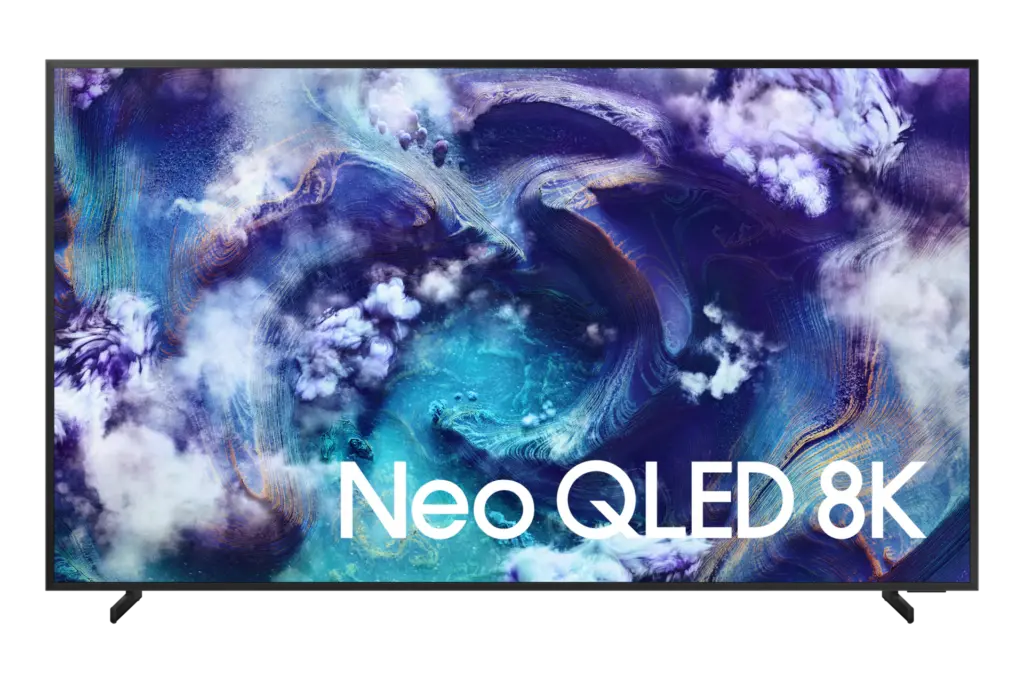 Vue avant du Samsung Neo QLED TV QN900F