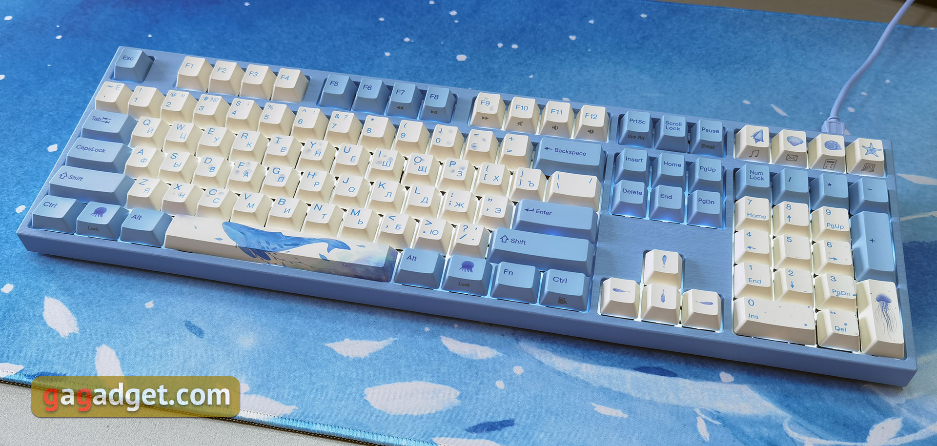 Examen du VA108M Sea Melody de Varmilo : un clavier mécanique haut de gamme-8